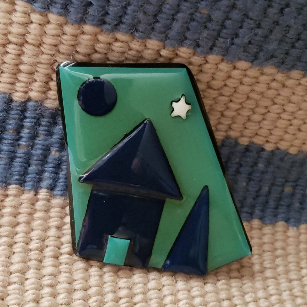 Vintage House Pins by Lucinda
